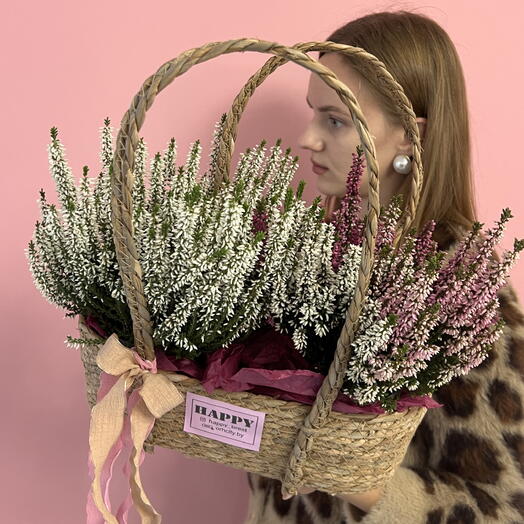 Корзинка Краски осени с вересками