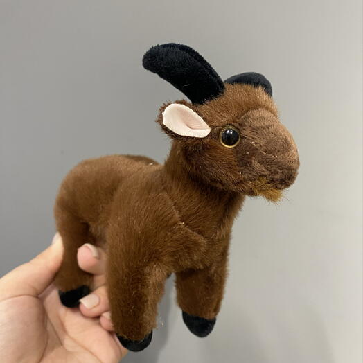 Игрушка мягкая «Козлик-брелок» коричневый