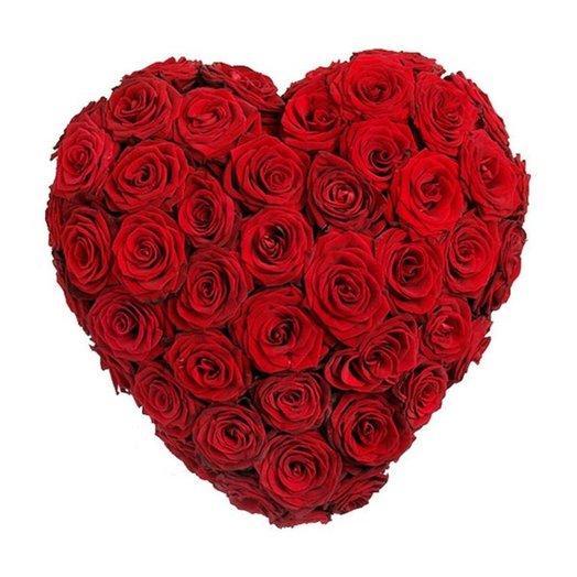 Corazón de rosas 1001-a noche
