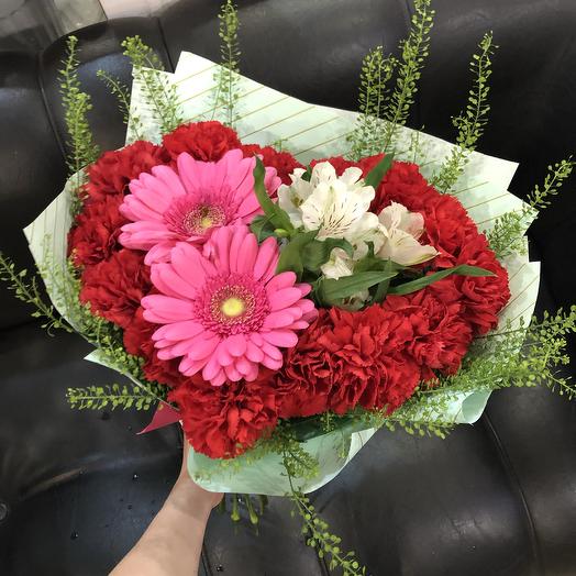 Corazón rojo de Flores