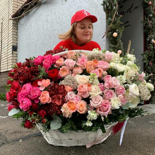 A huge basket of ombre