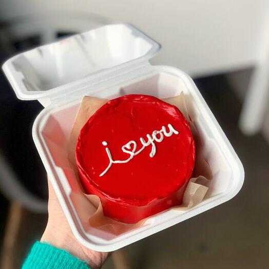 Бенто - торт Ай лав ю