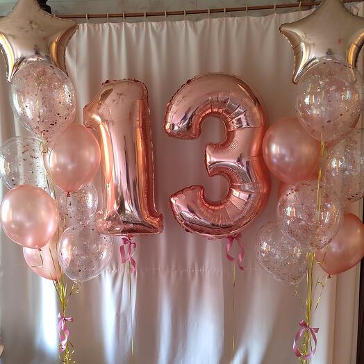 Set 99 Numbers Rose Gold