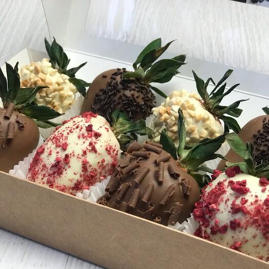 Set de Fresa en chocolate "reconocimiento Conmovedor"