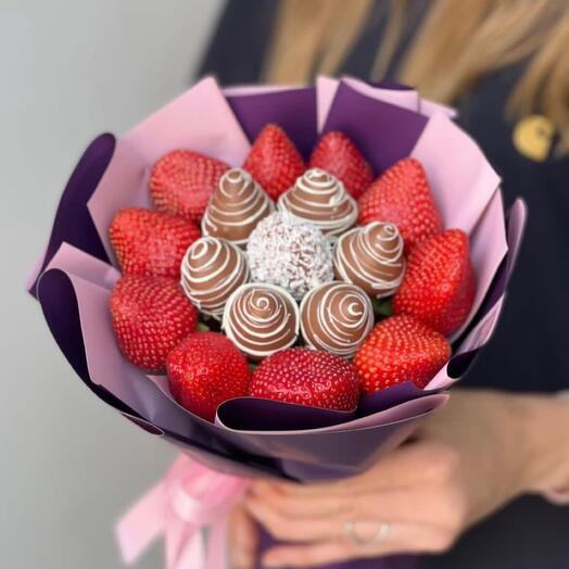 Букет из клубники в шоколаде💌