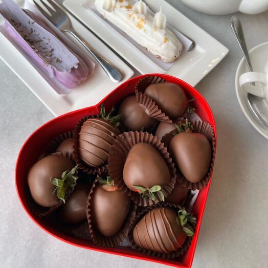 Fresas en chocolate belga