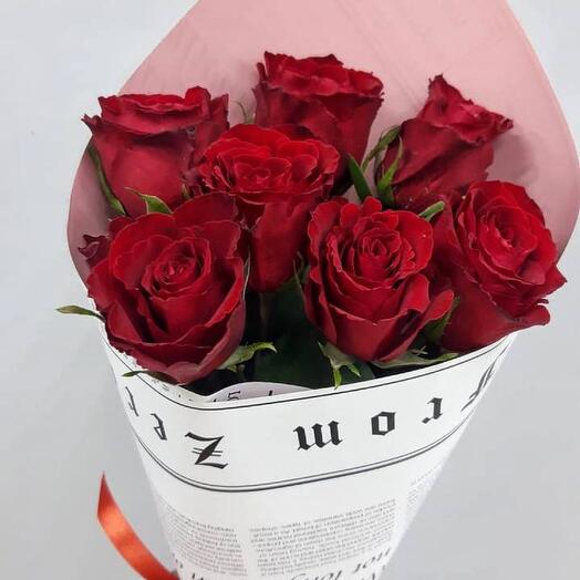 Bouquet of 7 roses