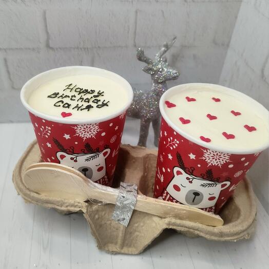 Cake to go (2 cups)