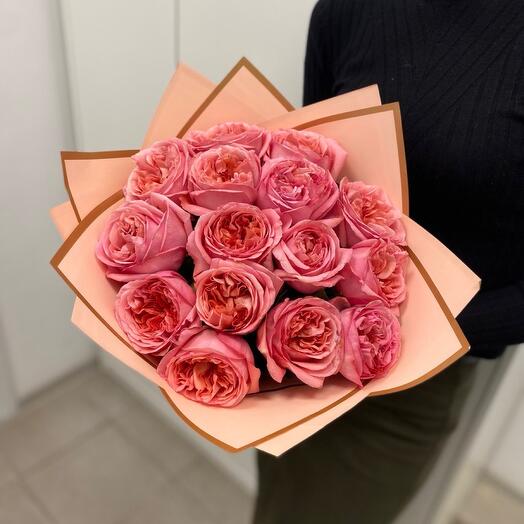 Пионовидные розы Pink expression