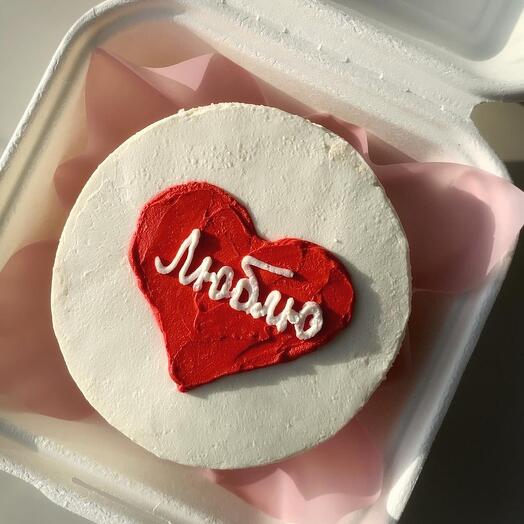 Бенто-торт Люблю