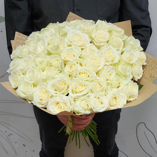 51 white roses