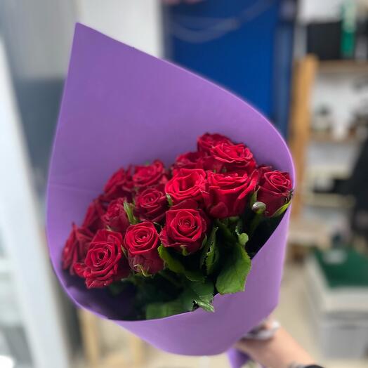 15 rosas rojas