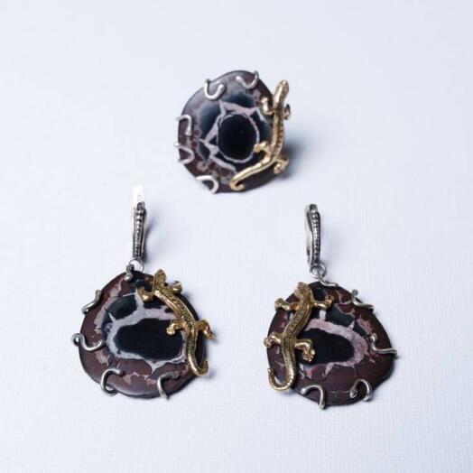 Серебряный комплект