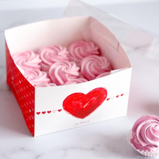 Подарочный набор клюквенного зефира