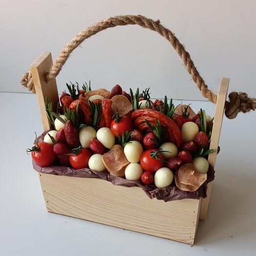 Meat box S with sausages, a gift for February 23