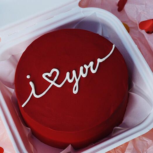Бенто торт I love you