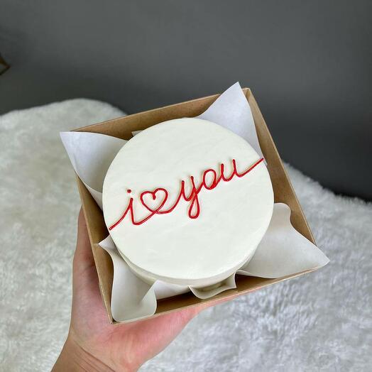 Бенто-торт "I love you"