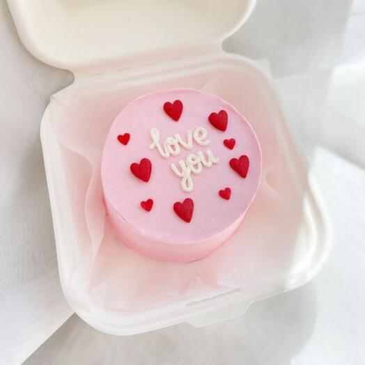 Бенто торт love you