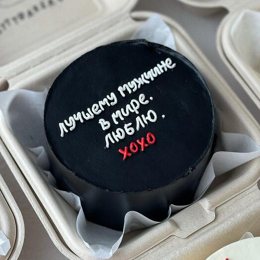 Бенто торт для любимого парня / мужа / мужчины 🖤