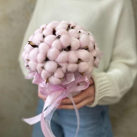 Коробка с хлопком для интерьера 🌸