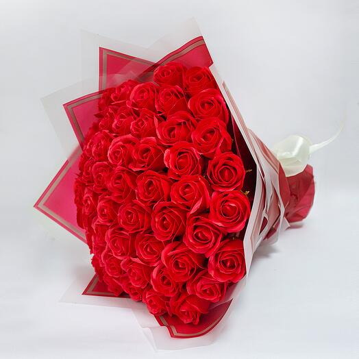 Букет из 51 мыльной 🌹