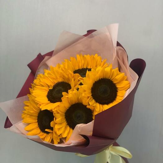 10 Sun Flower Bouquet