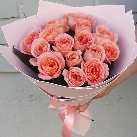 💞 15 пионовидных роз💞