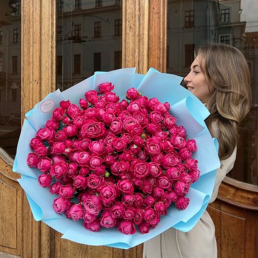 Ramo De 35 Rosas De Peonía Arbustiva