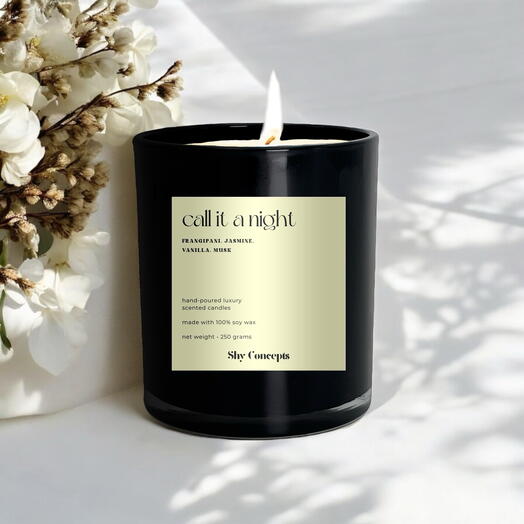 Call it a Night - Luxury Scented Candle (Black)