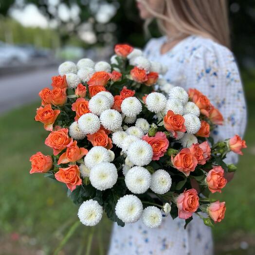Bouquet of "Orange clouds"