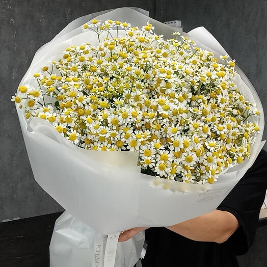 Букет с ромашками