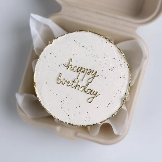 Бенто-торт на день рождения «Happy birthday»