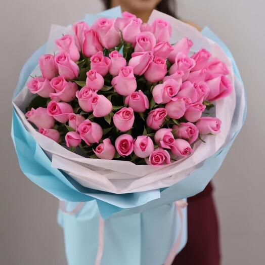 A gorgeous bouquet of 51 roses