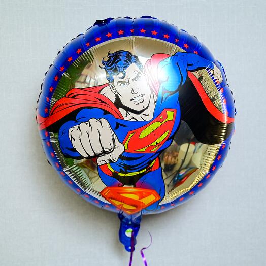 Super Man - Round Foil Balloon - 5438