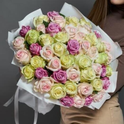 Микс из 51 розы