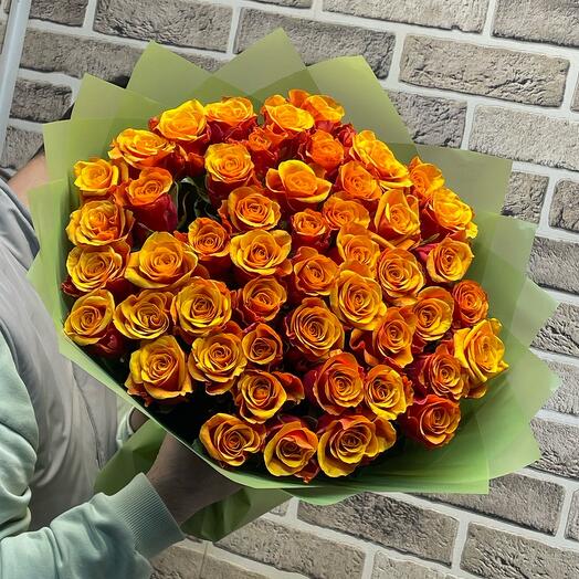 Роза оранжевый 🧡