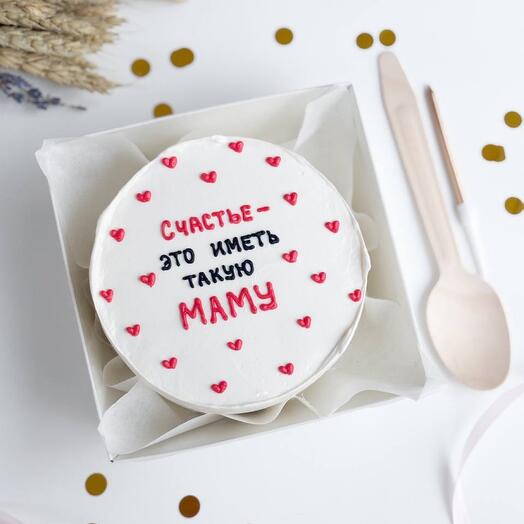Бенто торт в подарок маме на день рождения 😍🌸