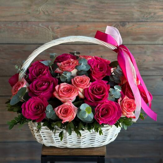 Cesta de flores