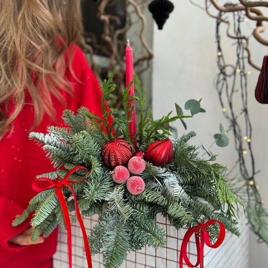 Настольная Новогодняя композиция