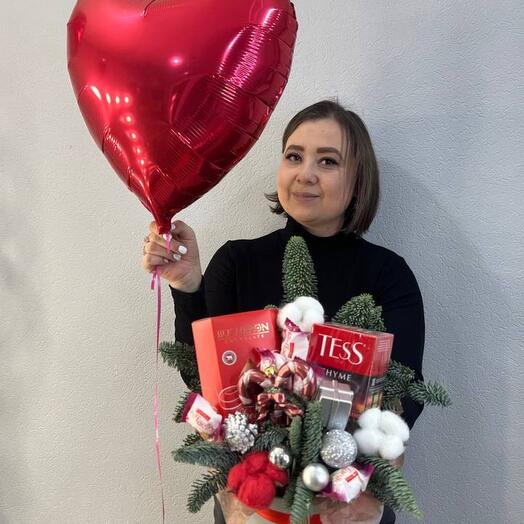 Новогодний съедобный подарок с нобилис