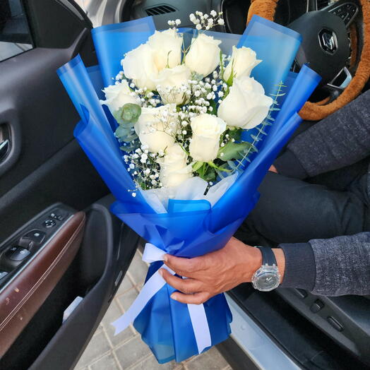 White Rose Bouquet