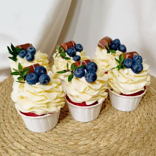 Cupcake set, 6 pcs