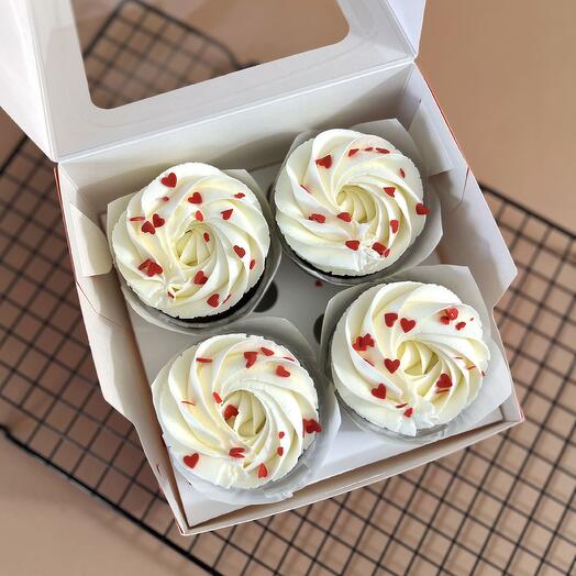 Juego de cupcakes, 4 piezas