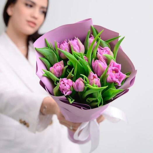 Тюльпаны сиреневые 💐