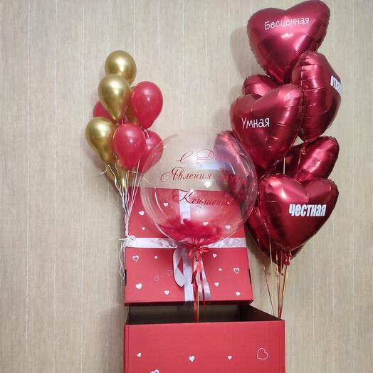Коробка с сердечками для любимой