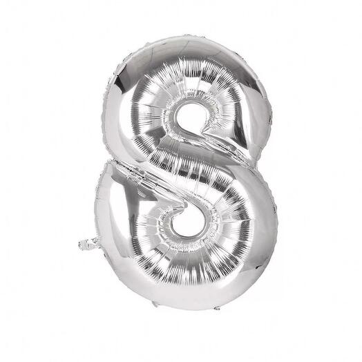 Цифра 8 (серебро)