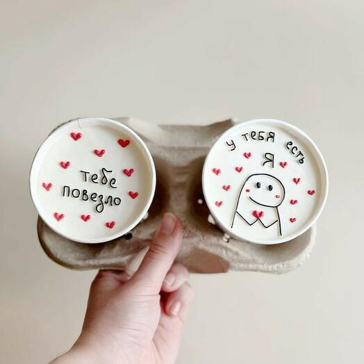 Торт в стакане (cake to go), 2  шт