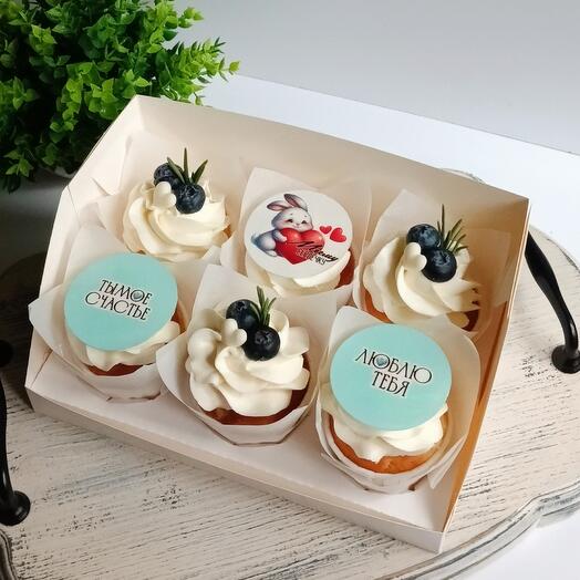 Капкейки любимому человеку на 14 февраля