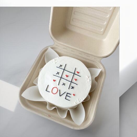 Бенто торт Сникерс 14 февраля