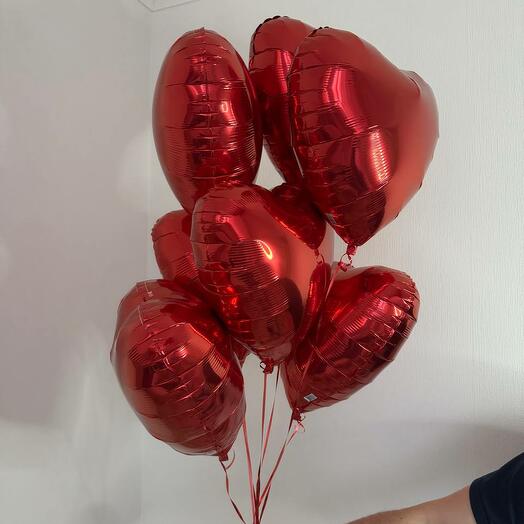 Фонтан из 7 Сердце красных